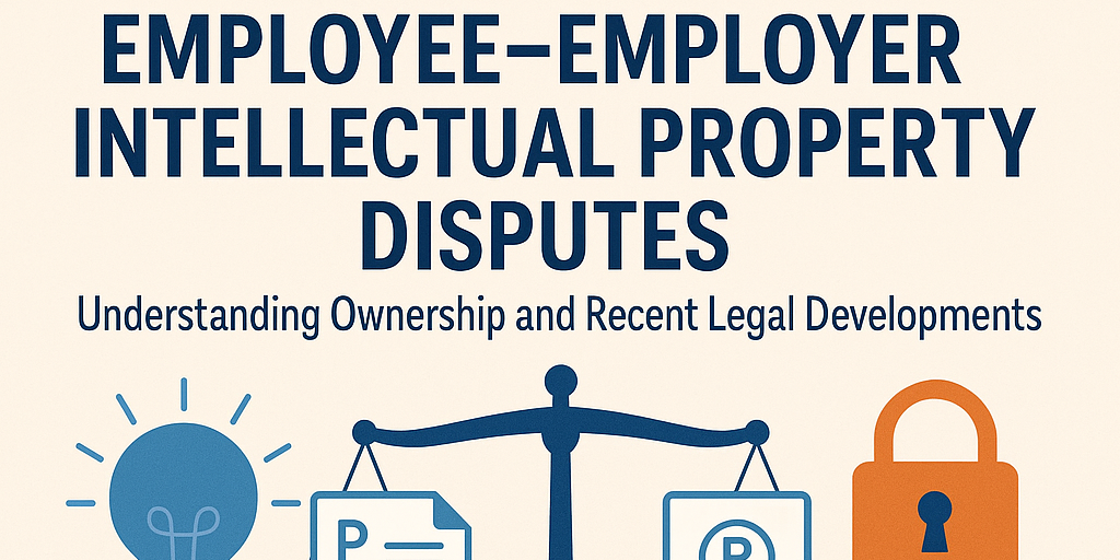 employee employer intellectual property dispute illustration